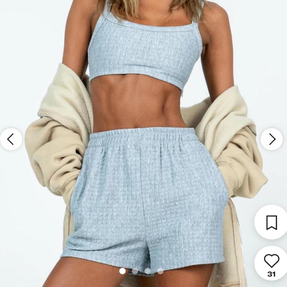 Arabella Short Set Grey
